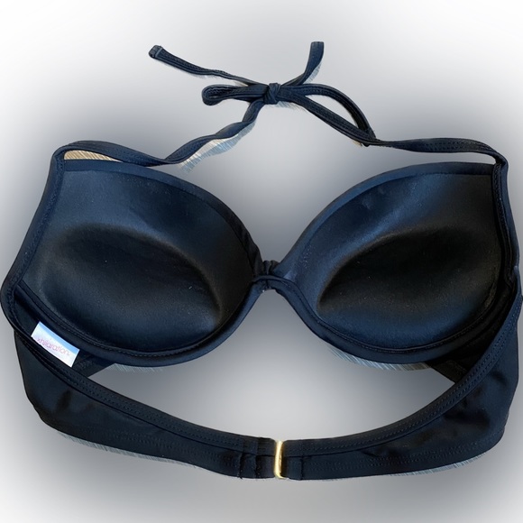 Xhilaration Push Up Bikini Top, Large, Black - Picture 2 of 5